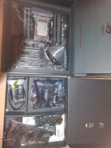 Mainboard + CPU: ASUS ROG ZENITH EXTREME X399 + AMD THREADRIPPER 1920X in OVP... - Bild 1 von 12