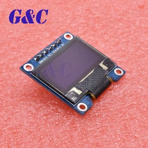 White 0.96" SPI SSD1306 128X64 OLED LCD Display Module  Arduino/STM32/AVR/51 - Picture 1 of 6