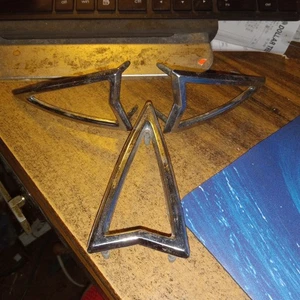 Vintage Pontiac Emblems Firebird Metal Original X3 - Picture 1 of 6