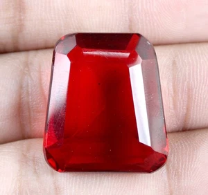 Zertifizierter brasilianischer Orangentopas 37,20 ct/23 mm ausgefallene Edelsteine B67480 Geburtstagsgeschenk - Bild 1 von 9