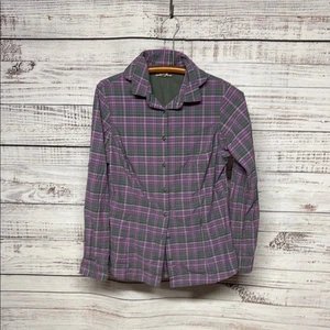 Women's DuluthFlex Sidewinder Long Sleeve Shirt Lavender Gray Green Small - Picture 1 of 7