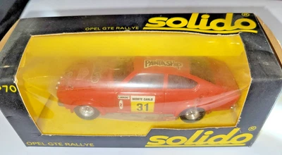 SOLIDO " OPEL GTE RALLYE " n.70 - modellino automobile vintage BOX originale - Immagine 1 di 4