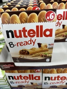 Nutella B-ready, Hazelnut Spread with Cocoa, 6 Individually Wrapped Halal - Picture 1 of 1
