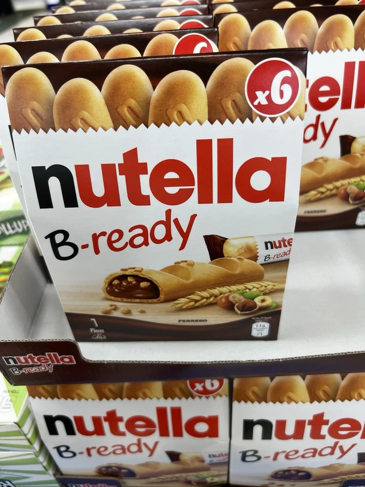 Nutella B-ready, Hazelnut Spread with Cocoa, 6 Individually Wrapped Halal - Image 1 of 1