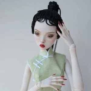 Muñeca BJD 1/4 bola de resina articulada desnuda popovy hermana niña cara arriba ojos juguetes regalo - Imagen 1 de 12