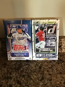 2025 Topps Series 2 & 2025 Donruss Baseball Factory Sealed Hobby Boxes - Bild 1 von 2