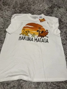 DISNEY THE LION KING Simba Pumba & Timon Hakuna Matata Shirt Size Large - Picture 1 of 4