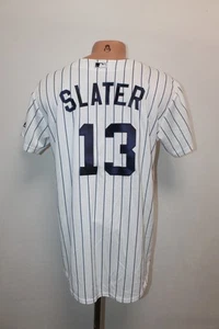 New York Yankees Baseball Jersey Shirt Majestic #13 Slater Taglia XL Youth MBL - Foto 1 di 12