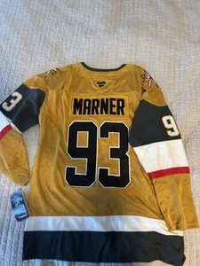 Camiseta Mitch Marner Las Vegas Gold Knights dorada para hombre talla grande (52) NUEVA - Imagen 1 de 8