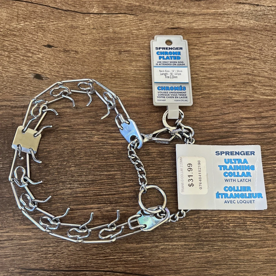 Sprenger 16” 2.25mm Ultra Training Collar w/Latch - Image 1 of 1