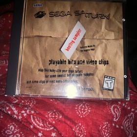 Sega Saturn: Bootleg Sampler  Game Disc & Cardboard Sleeve -used