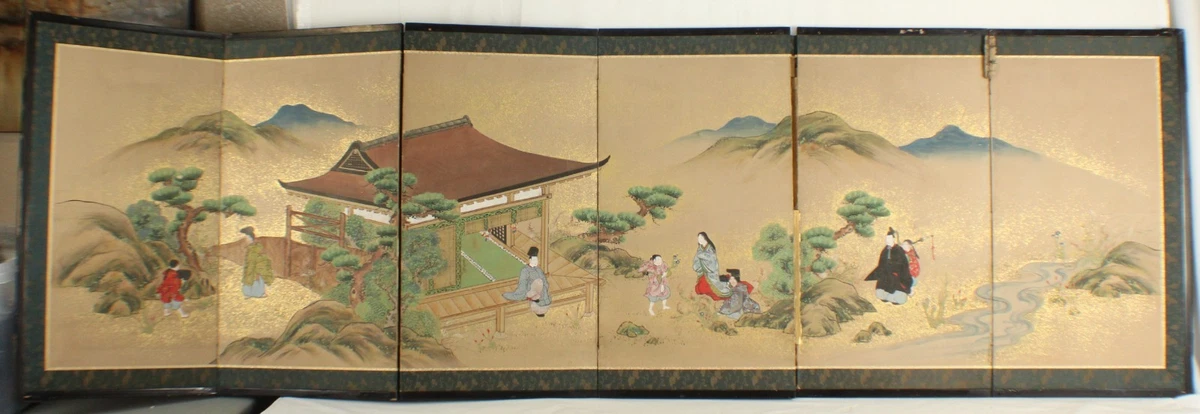 古董日本纸画作、画卷1850-1899 | eBay