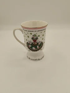 American Atelier 12 Days of Christmas Footed Mug A Partridge in a pear tree - Picture 1 of 15
