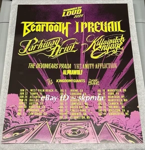 Póster SUMMER OF LOUD 💯 Mercancía oficial Parkway Drive - Killswitch - Beartooth - Imagen 1 de 7