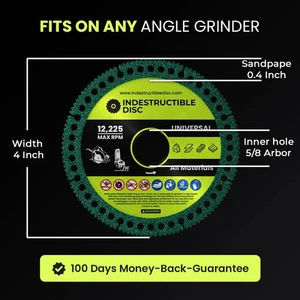 Original, Indstrucitble Disc, 6er Pack, Universal 4" - Bild 1 von 3