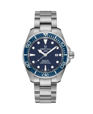 CERTINA Men Analog Automatic Casual Watch Classic Dress Blue Dial Waterproof Rou - Image 1 of 4