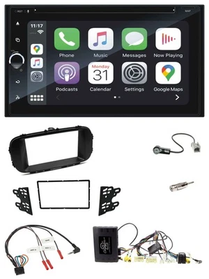 Blaupunkt DAB USB Bluetooth Lenkrad 2DIN TMC Navigation für Kia Soul 14-19 schwa - Bild 1 von 4