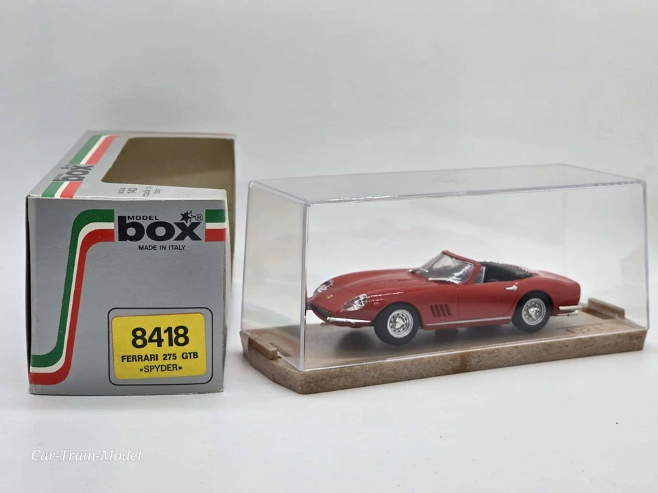 Ferrari 275 GTB Spyder - 8418 rosso BOX Model Made in Italy 1:43 1/43 - Immagine 1 di 1