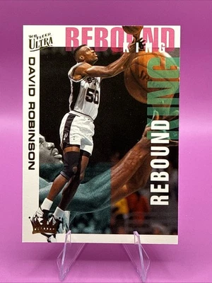 DAVID ROBINSON SAN ANTONIO SPURS  1994-95 REBOUND KING #8 OF 10 FLEER ULTRA - Image 1 of 2