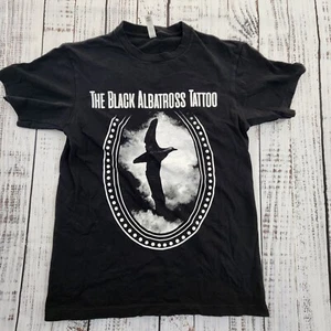 Black Albatross Tattoo West Palm Beach FL Black T-Shirt Men's S - Picture 1 of 9