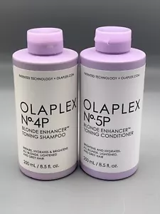 Olaplex No. 4P + N.5P Blonde Enhanced Toning Shampoo & Conditioner 8.5 Oz/each - Picture 1 of 2