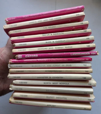 Landranger 1:50000  2cm 1 km - 1.1/4" to 1 mile  Ordnance Survey Maps  See List - Image 1 of 3