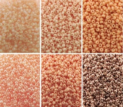 Cuentas Semilla Redondas Miyuki Colección 6 Colores Tamaño 11/0 8,5 Gramos cada una MI-11-CMD24 Foto 1 de 4