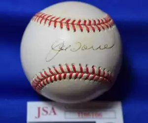 Joe Torre JSA COA autograph National League ONL Hand Signed Baseball - Picture 1 of 2