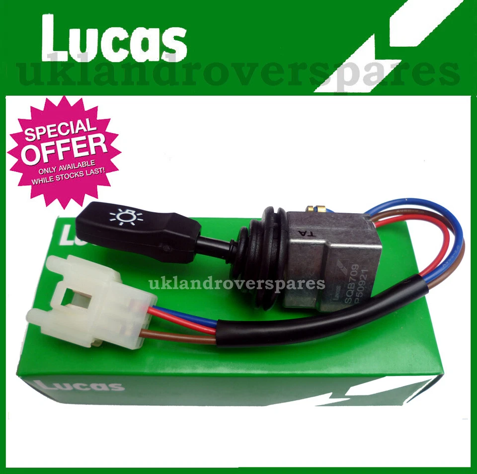 Land Rover Defender Td4 TDCi Puma Lucas OEM Main Head Light Switch - AMR6104G