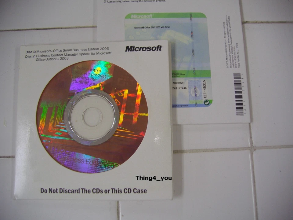 Microsoft Office 2003 SBE con Word/Excel/Outlook/Powerpoint/Editor =NUEVO= Foto 1 de 2