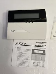 DSC MAXSYS Programmable-Message LCD Keypad LCD4501 - Picture 1 of 3
