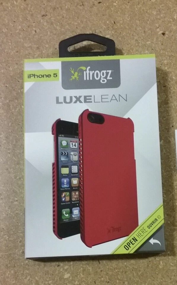 iFrogz Luxe Lean жесткий защитный чехол в красный для Apple iPhone 5 устройства - Изображение 1 из 1