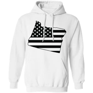 Oregon State American Flag Pride Pullover Hoodie - Picture 1 of 6