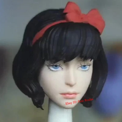 1/12 Princesa Niña Mujer Cabeza Tallada Para 6" Romankey Figma SHF Figura Cuerpo Foto 1 de 4
