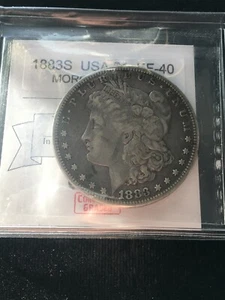1883s   USA,  Silver Morgan Dollar - Picture 1 of 9