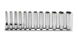 KOKEN #RS2305M/12 - 1/4" SQR.DR. SOCKET SET 4-14MM 12 POINT L. 50MM 12PC - Picture 1 of 3