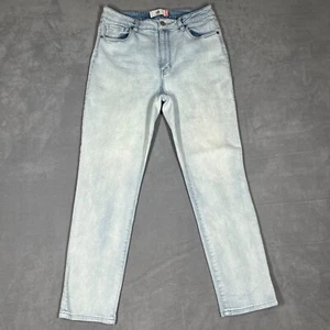 Cabi Damen Higher Straight Jeans 8 Blau Light Wash High Rise Denim Stretch - Bild 1 von 8
