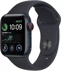 Apple Watch SE 2022 GPS+Cellular Alu 40mm,Black Silicon Band, A2725,NEU Sonstige