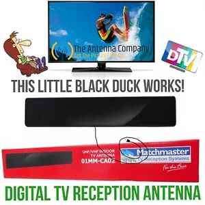 uhf vhf digital tv antenna matchmaster 01MM CA02 INDOOR PANEL GREAT ALTERNATIVE - Picture 1 of 3