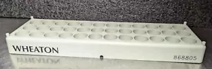 WHEATON® Polypropylene Vial Rack 868805, 36 Positions - Picture 1 of 4