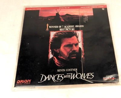 Dances with Wolves Widescreen Laserdisc LD Movie Film Collectible - Image 1 of 4