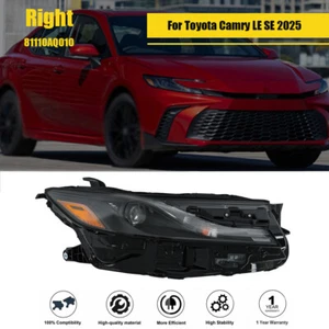 Front Headlight Replacement LED Fit For Toyota Camry LE SE 2025 Right Clear Lens - Picture 1 of 12