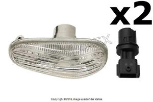 Saab 9-3 9-3X (03-11) Side Marker Light (White) Front Left & Right (2) PRO PARTS