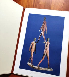 Litografia a colori numerata timbrata firmata Roberto Barni per Teatro di Roma - Foto 1 di 8