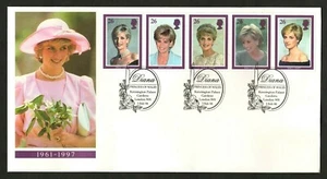 =WOW= GB #1791-1795 EDICIÓN CONMEMORATIVA PRINCESA DIANA FDC, QUESTA, VELA, ENVÍO Y DEVOLUCIÓN GRATUITOS - Imagen 1 de 3