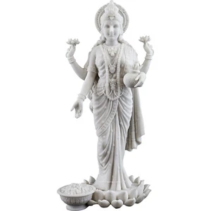 Lakshmi Statue- Hindu Goddess of Wealth, Prosperity, Wisdom and Fortune10.25inch - Picture 1 of 5