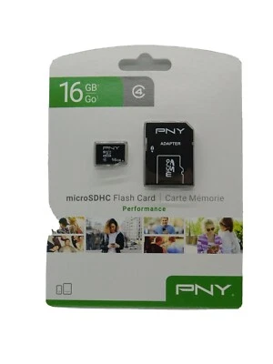 PNY 16GB Micro SDHC Flash Card - Image 1 of 4