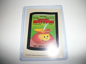 PAQUETES LOCOS Tarjeta #6 Original De Colección Topps NATIONAL SPITOON - Imagen 1 de 1