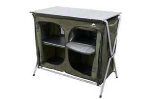 Camping Table, Gray, 34.2"Wx19.6"Dx31.5"H, New - Picture 1 of 20