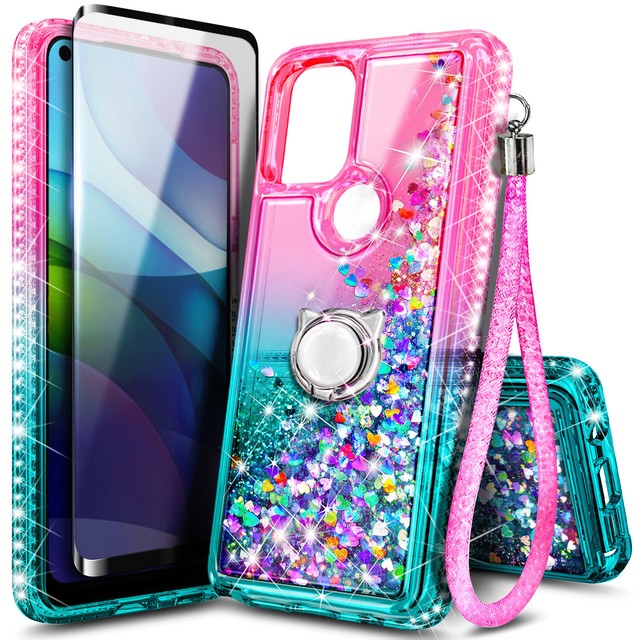 Moto G4 Play Luxury Bling Liquid Glitter Case, Sparkle Quicksand Case for  Motorola G4 Play - Dream Catcher